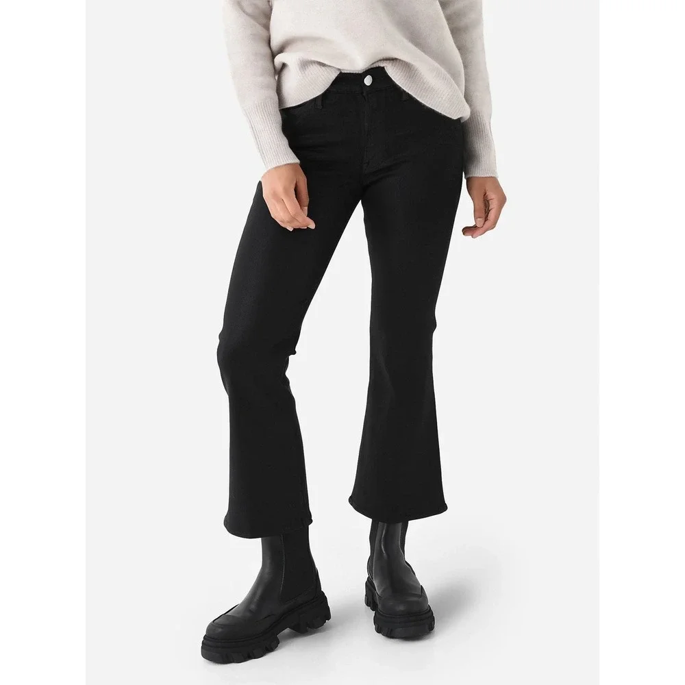 Frame Women's Le‎ Crop Flare Black Jean Size 27